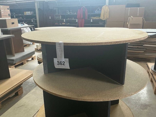 Ronde tafel (5x) - afbeelding 1 van  3
