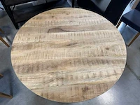 Ronde tafel mango - afbeelding 2 van  2