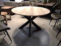 Ronde tafel massief mango - afbeelding 1 van  2