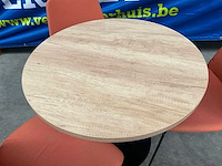 Ronde tafel met 3 inclass stoelen - afbeelding 2 van  6