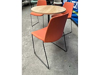 Ronde tafel met 3 inclass stoelen - afbeelding 4 van  6