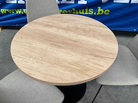 Ronde tafel met 3 inclass stoelen - afbeelding 2 van  6