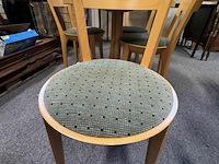 Ronde tafel met 4 stoelen - afbeelding 3 van  3