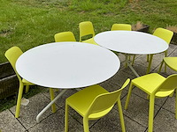 Ronde tuintafel (3x) + stoel (15x) - afbeelding 2 van  8