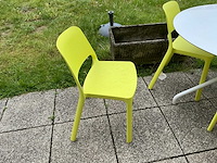 Ronde tuintafel (3x) + stoel (15x) - afbeelding 4 van  8