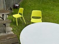Ronde tuintafel (3x) + stoel (15x) - afbeelding 5 van  8