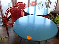 Ronde tuintafels+ stoelen