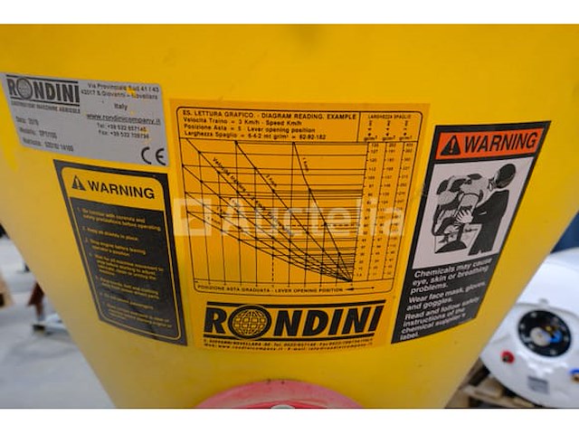 Rondini spt/100 handmatige spreitrolley - afbeelding 5 van  7