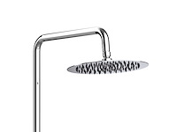 Rondo regendoucheset - thermostatisch - opbouw - belgaqua - chroom - afbeelding 2 van  4