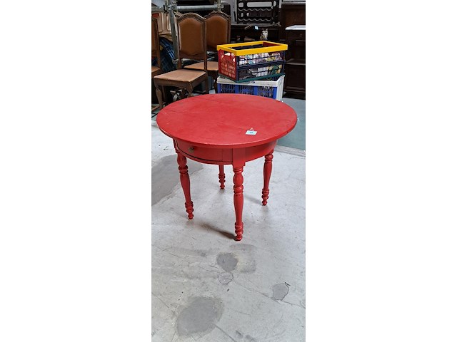 Rood tafeltje - afbeelding 1 van  1