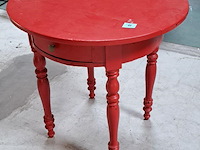 Rood tafeltje - afbeelding 1 van  1
