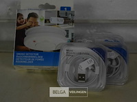 Rookdetector en 4 usb kabels - afbeelding 1 van  3