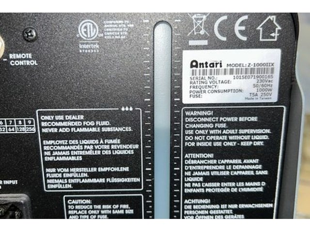 Rookmachine antari - afbeelding 6 van  8