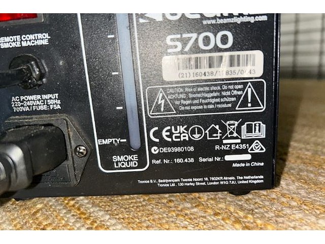 Rookmachine beamz - afbeelding 5 van  6