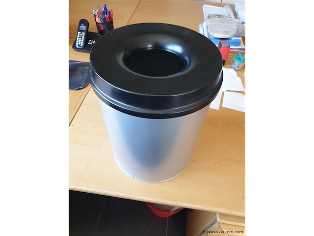 Rookvrije vuilbak 1x50l - 2x15l - afbeelding 1 van  1