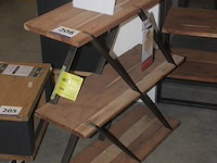 Roomdivider leandra 2n 85cm coco maison 60% hout, 40% metaal 40512nat - afbeelding 1 van  1