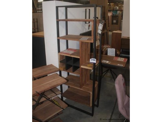 Roomdivider met wijnrek quebec - afbeelding 1 van  1