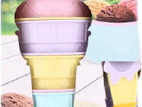 Roomijs bekers met ijs schep - afbeelding 1 van  2