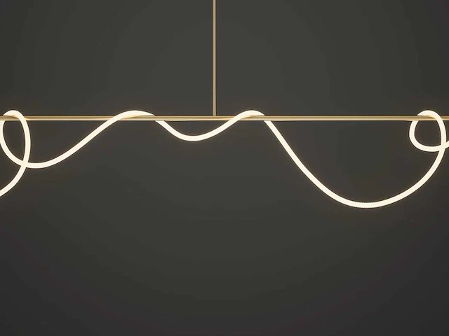 Ropu 120 led design armatuur goud - afbeelding 6 van  6