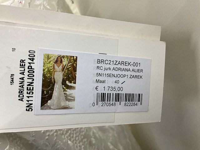 Rosa clara adriana alier bruidsjurken (34x) - afbeelding 36 van  58