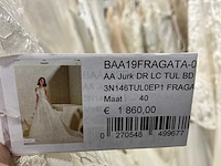 Rosa clara adriana alier bruidsjurken (34x) - afbeelding 51 van  58