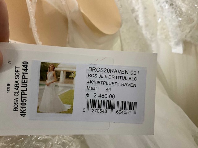 Rosa clara bruidsjurken (11x) - afbeelding 13 van  26