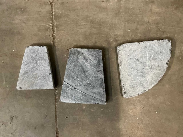 Rosace blauwe steen (ca. 1500x) - afbeelding 1 van  6