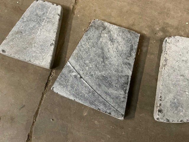 Rosace blauwe steen (ca. 1500x) - afbeelding 3 van  6