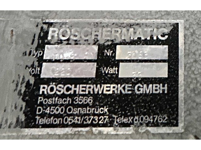 Roschermatic - vacuummachine - afbeelding 2 van  2