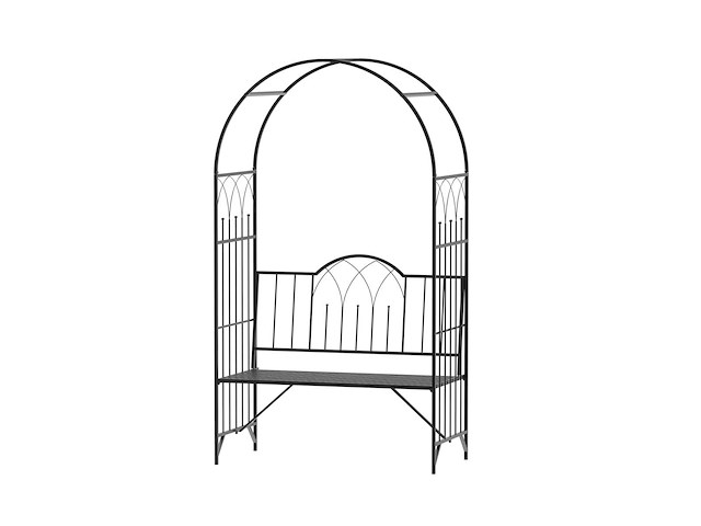 Rose arch 2-zits 2-in-1 tuinbank - afbeelding 3 van  6