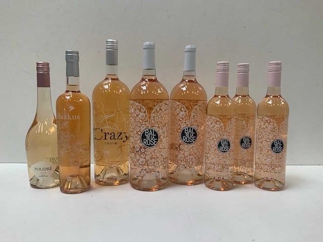 Rosé wijn (8x) - afbeelding 1 van  6