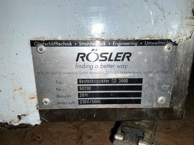 Rosler cvd3000 bestekdroger overige keukenmachines - afbeelding 5 van  5