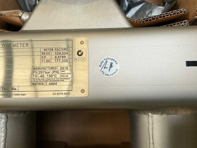 Rota yokogawa rccs36-m05a5sl/ks1/bg/rj/p6/z massflowmeter - afbeelding 6 van  9