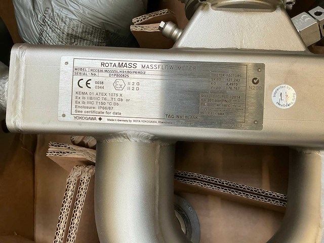 Rota yokogawa rccs36-mzzzzsl/ks1/bg/p6/rd/z massflowmeter - afbeelding 4 van  7