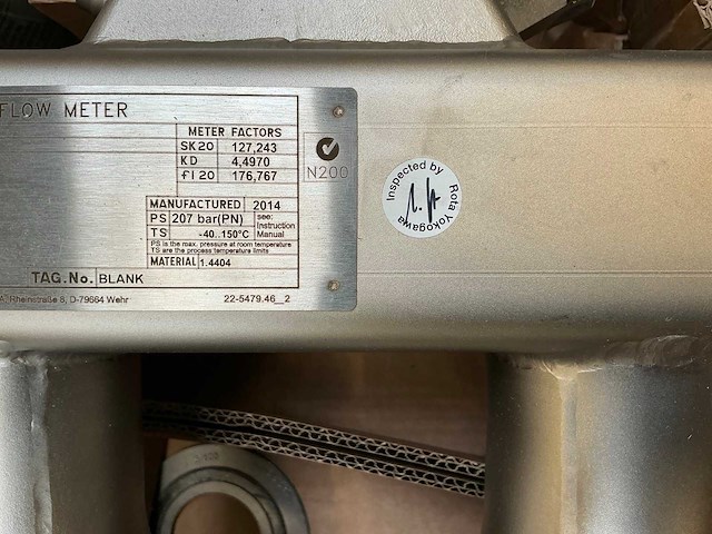 Rota yokogawa rccs36-mzzzzsl/ks1/bg/p6/rd/z massflowmeter - afbeelding 6 van  7