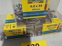 Rotadrill 200st/doos: 4x20 - 4x25 - 4x35 - afbeelding 3 van  3