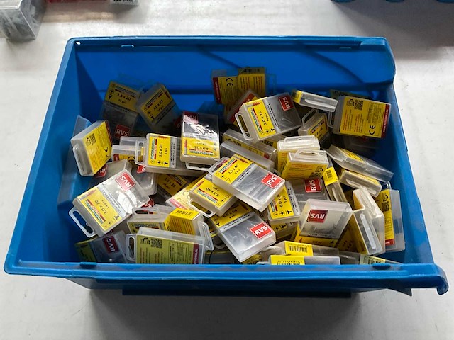 Rotadrill assorti schroeven o.a. rvs (100x) - afbeelding 1 van  5