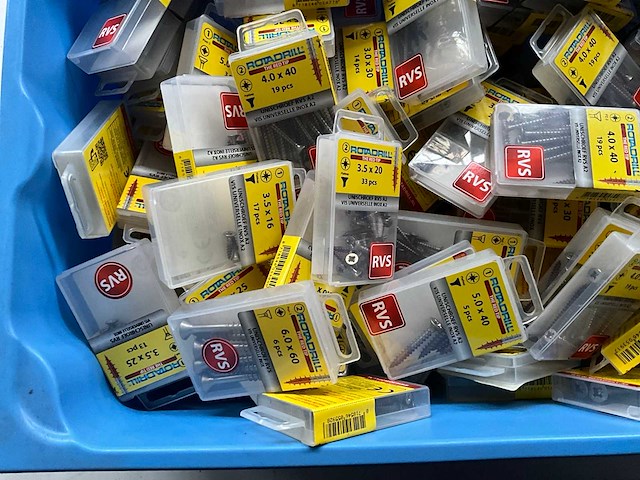 Rotadrill assorti schroeven o.a. rvs (100x) - afbeelding 3 van  7