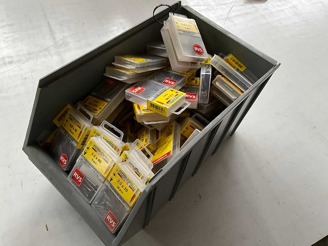 Rotadrill assorti schroeven o.a. rvs (75x) - afbeelding 1 van  5