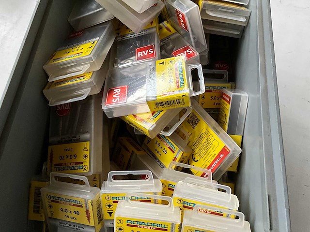 Rotadrill assorti schroeven o.a. rvs (75x) - afbeelding 3 van  5