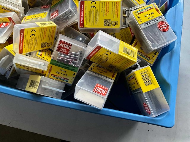 Rotadrill assorti schroeven o.a. rvs en verzinkt (100x) - afbeelding 5 van  6