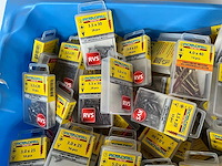 Rotadrill diverse schroeven rvs & messing (100x) - afbeelding 2 van  6