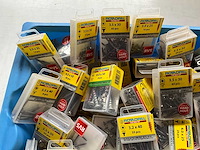 Rotadrill diverse schroeven rvs, messing en verzinkt (100x) - afbeelding 2 van  6