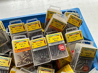 Rotadrill diverse schroeven rvs, messing en verzinkt (100x) - afbeelding 3 van  6