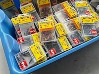 Rotadrill diverse schroeven rvs, messing en verzinkt (100x) - afbeelding 5 van  6