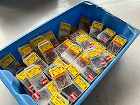 Rotadrill diverse schroeven rvs, messing en verzinkt (100x) - afbeelding 6 van  6