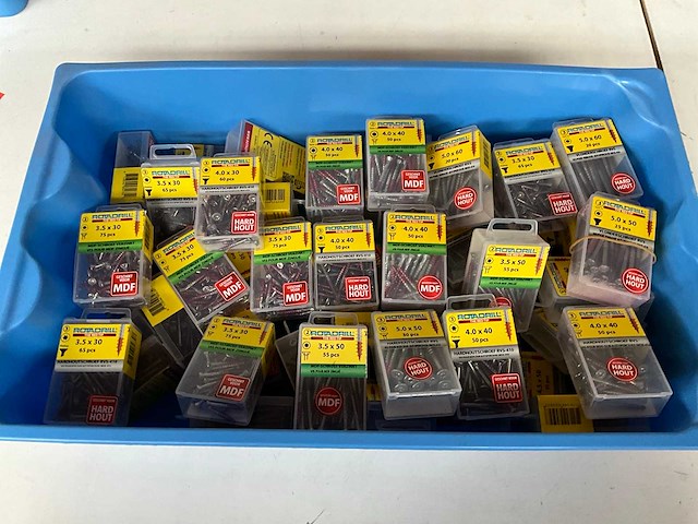 Rotadrill diverse schroeven rvs & verzinkt (50x) - afbeelding 1 van  6