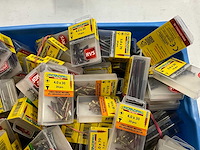 Rotadrill diverse schroeven rvs, verzinkt en messing (100x) - afbeelding 3 van  7