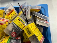 Rotadrill diverse schroeven rvs, verzinkt en messing (100x) - afbeelding 5 van  6