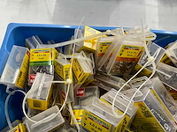 Rotadrill diverse schroeven rvs, verzinkt en messing (100x) - afbeelding 2 van  6